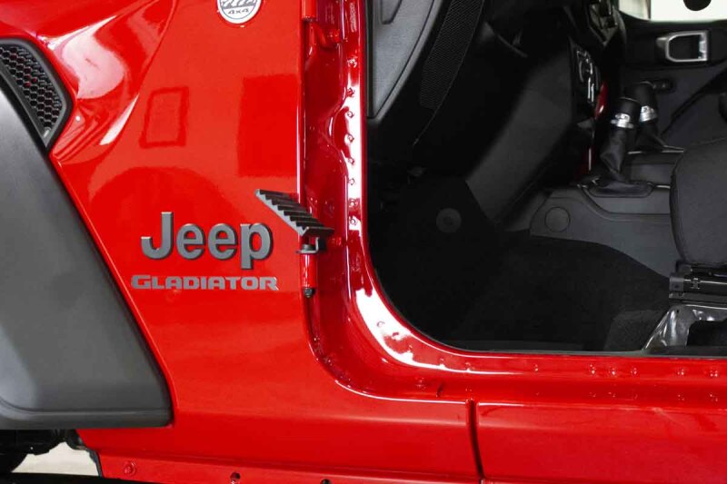 Jeep Wrangler Foot Pegs - Fishbone Offroad - FB21082 - Black - `18-`27